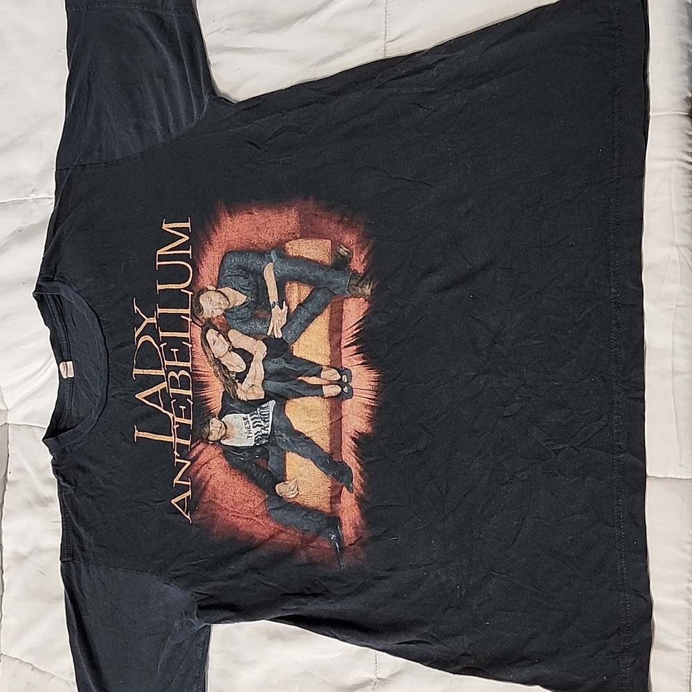 Lady Antebellum Tour 2010 T Shirt Size L Color Black